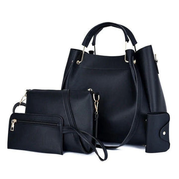 High Quality 3 Piece Synthetic Leather Shoulder Bag